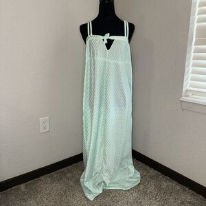 Vintage Kayser Sleepwear Maxi Slip Women's Medium Blue Classic Sleeveless